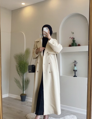 2530 Tam Boy Trençkot Krem