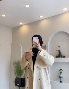 2530 Tam Boy Trençkot Krem 2