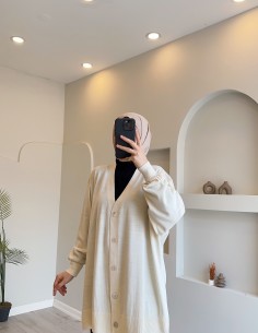 404747 Salaş Düğmeli Hırka...