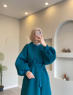 9101 Sweet Elbise Yeşil