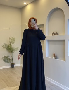 5093 Düz Elbise Siyah