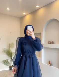 61076 Dalya Abiye Lacivert 2