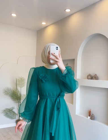 61076 Dalya Abiye Yeşil