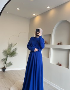 2183 krep abiye elbise Saks...