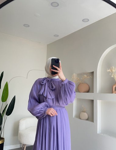 2110 kardelen elbise lila