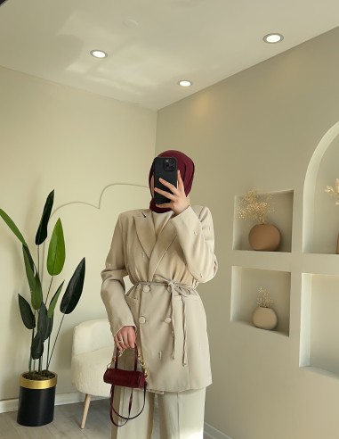 PR649 incili blazer takım taş