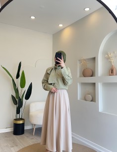 Hy24814 fular yaka gömlek...