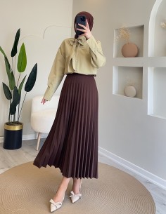 Hy24834 Fular Yaka Gömlek... 2