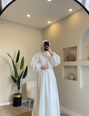 Hy24324 Gül Detaylı Tasarım Elbise...