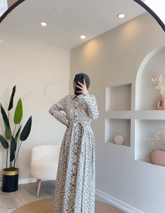 026 Pamuklu desenli elbise... 2