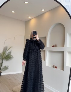 336 lady elbise siyah 2