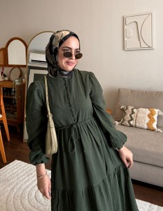 Hy24653 Müslin Düğmeli...