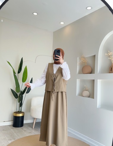 1530 liyessa etek takım haki