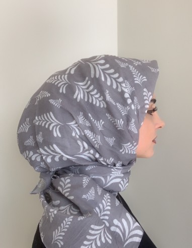 Moda Kaşmir Bambu Eşarp - Gri