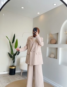 2546 Double Ceket Takım Taş