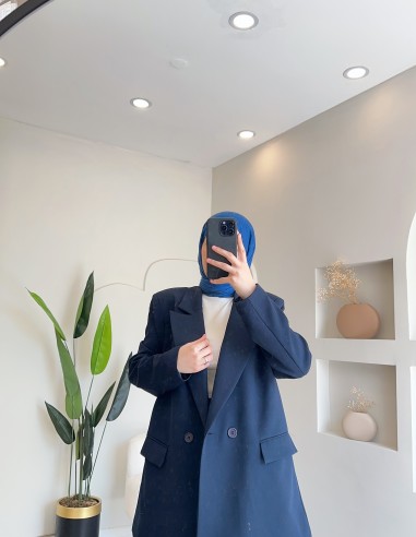 2546 Double Ceket Takım Lacivert