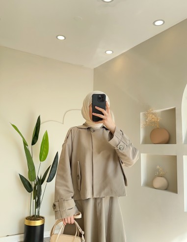 2891 cepli trenç takım küf yeşil