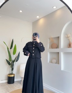 2882 chanel tüvit takım siyah