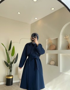 2880 trençkot lacivert