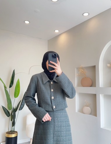 2884 Ceketli Tüvit Takım - Haki