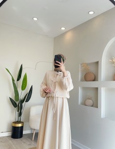7025 oysho takım - krem