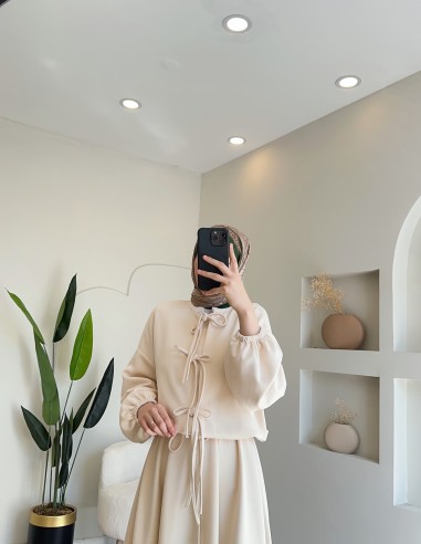 7025 oysho takım - krem