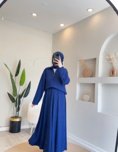 9156 Fermuar detaylı Etek...