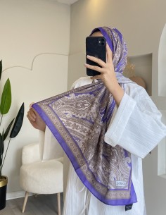 113 Etnik desen pamuk ipek şal 2