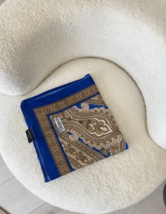 224 Etnik desen pamuk ipek...