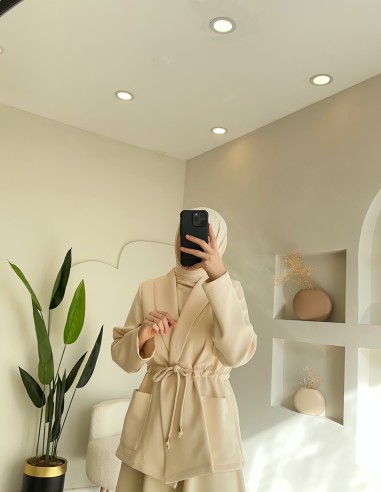 2243 Scuba takım - Krem