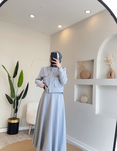 KB3084 Püsküllü şanel takım - bebe...