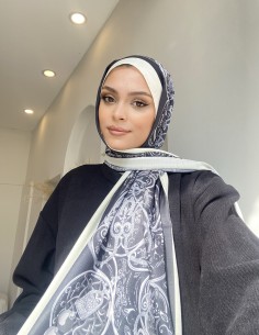 70 Hermes desen pamuk şal -...