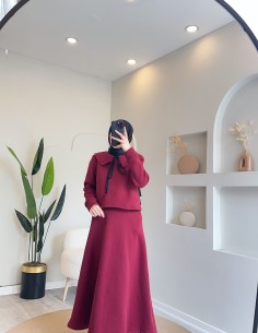 9164 bebe yaka etekli takım...