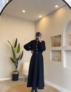 9161 etekli takım Tüvit- siyah