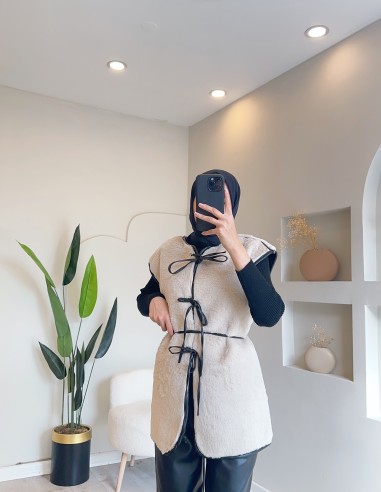 9088 kürklü yelek taş