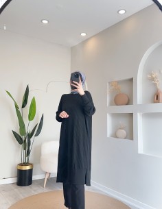40726 fitilli tunik - siyah