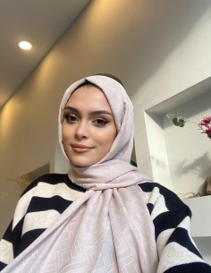 840 F desen ipek/pamuk şal...