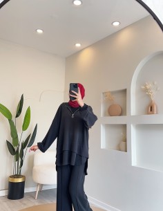 5255 spor takım - siyah