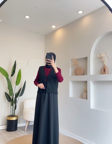 1530 liyessa etek takım - siyah