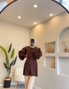 5066 Yakalı Saten Gömlek -... 2