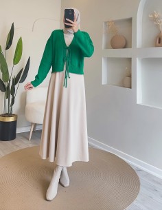 0989 fiyonk detaylı triko...