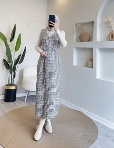 61094 boydan düğmeli tüvit...