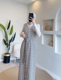 61094 boydan düğmeli tüvit... 2