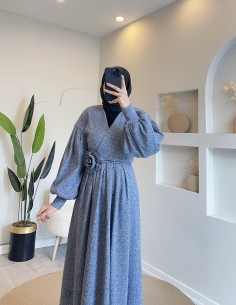 K1816 gül kemerli örme... 2