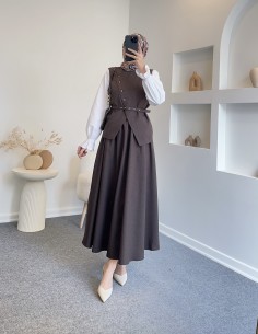 8323 Sahra  takım - Kahverengi