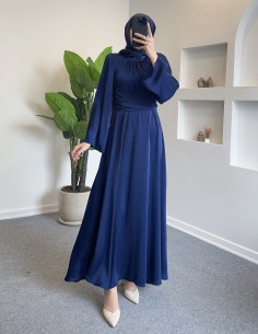 9576 İspanyol kol elbise -...