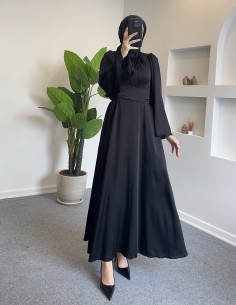 9576 İspanyol kol elbise -...