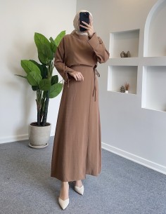 8363 Coll Etekli Takım - taba 2