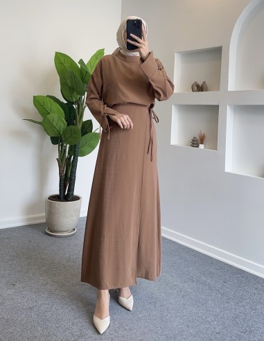 8363 Coll Etekli Takım - taba