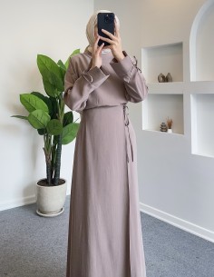 8363 Coll Etekli Takım - vizon 2